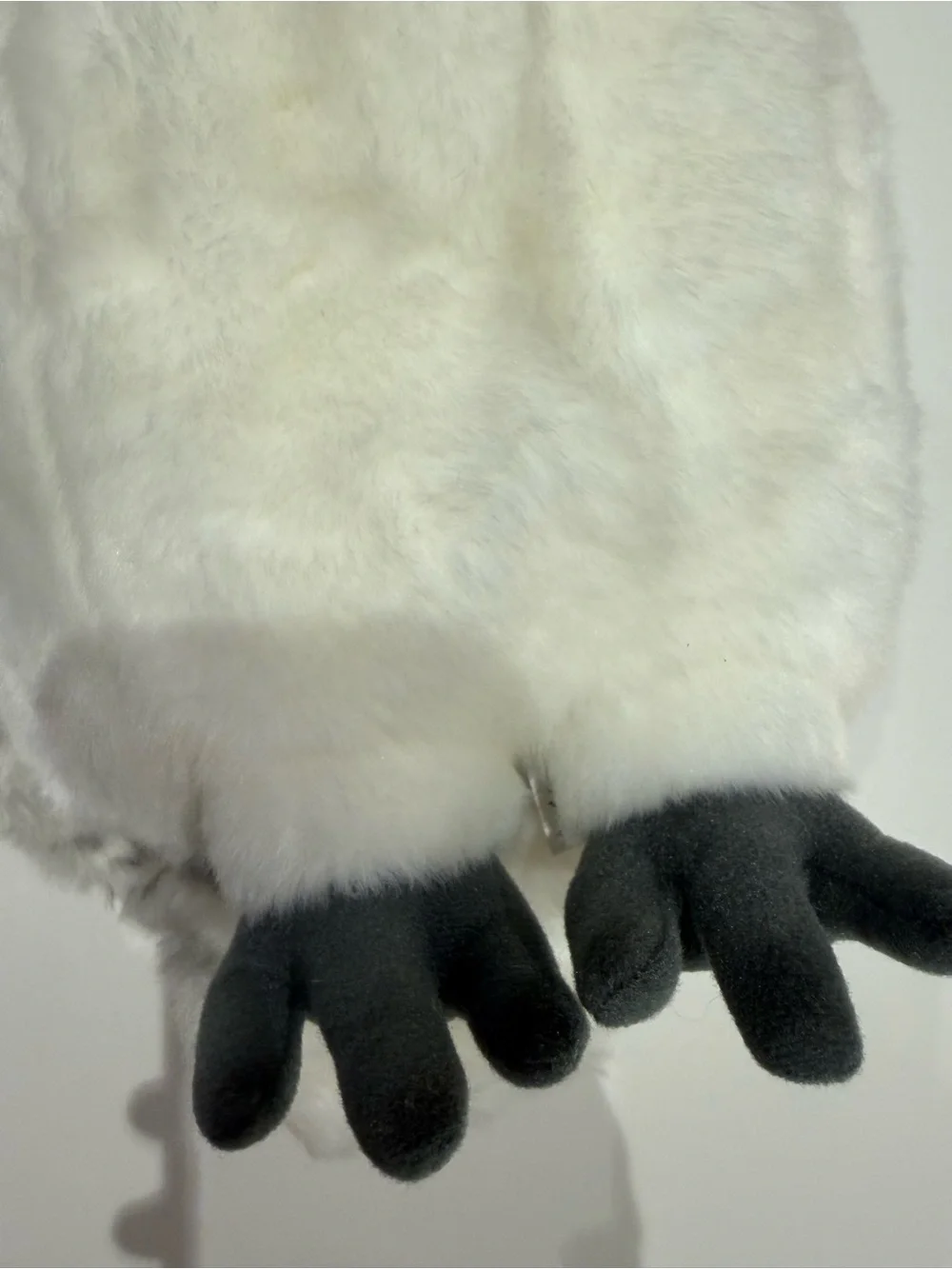 Wizarding World Snowy Owl “Hedwig” Plush - White, Black and Gray